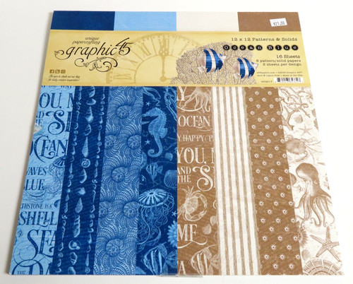 New graphic ocean blue - graphic, 45