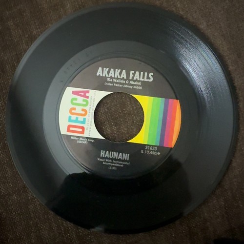 Decca rpm akaka falls - decca,